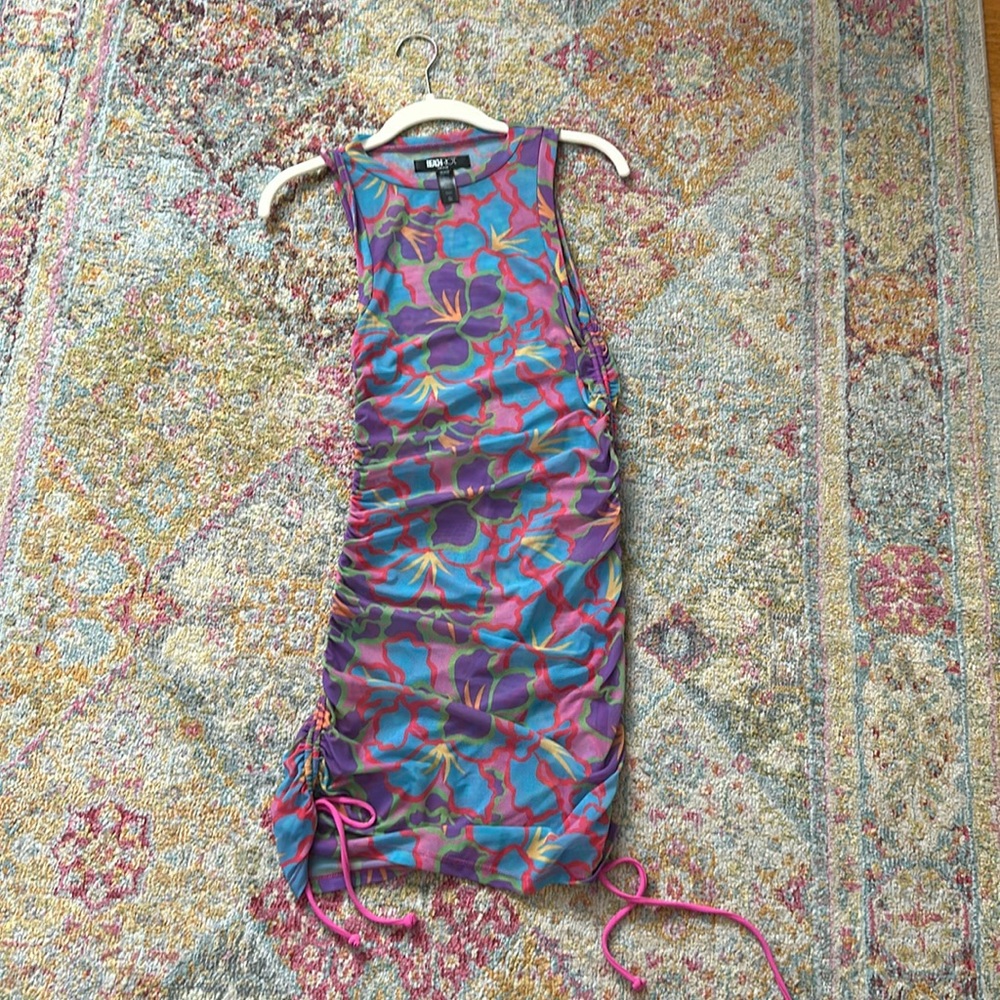 Floral Pattern Bodycon Dress